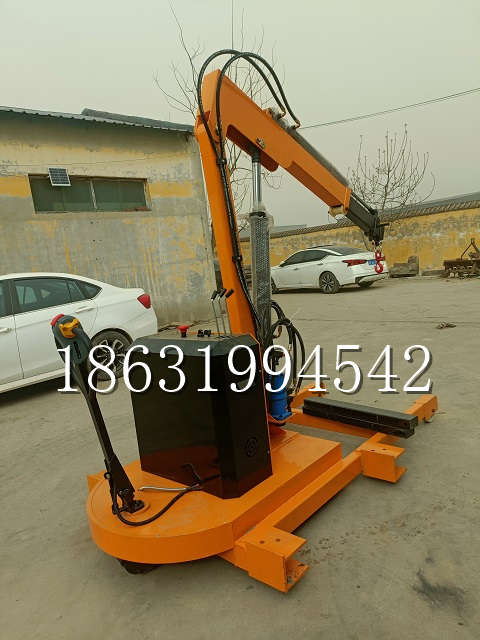 凉城县自卸车厢随车吊 自制轮式四不像起重机 四驱平板吊 5吨 贵盛